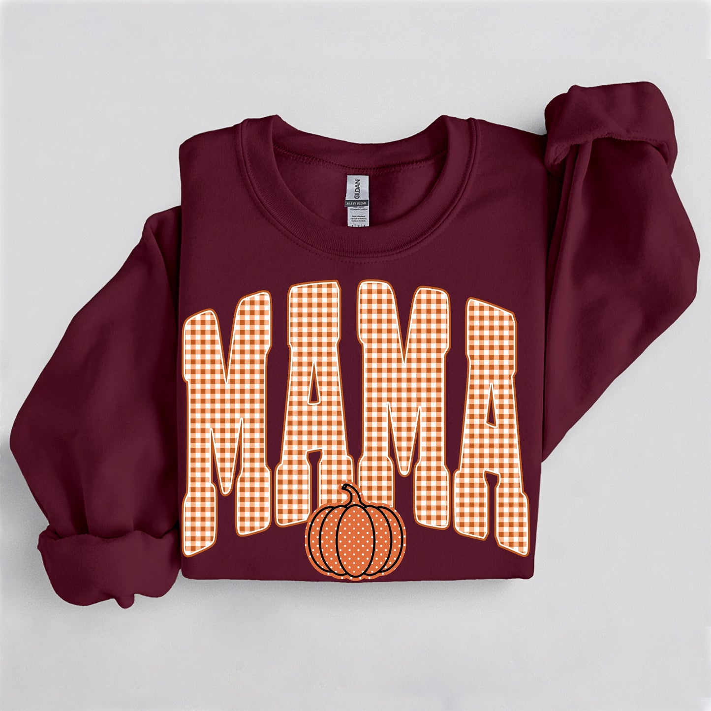 Fall Pumpkin Mama Sweatshirt, Trendy women's falls sweatshirt