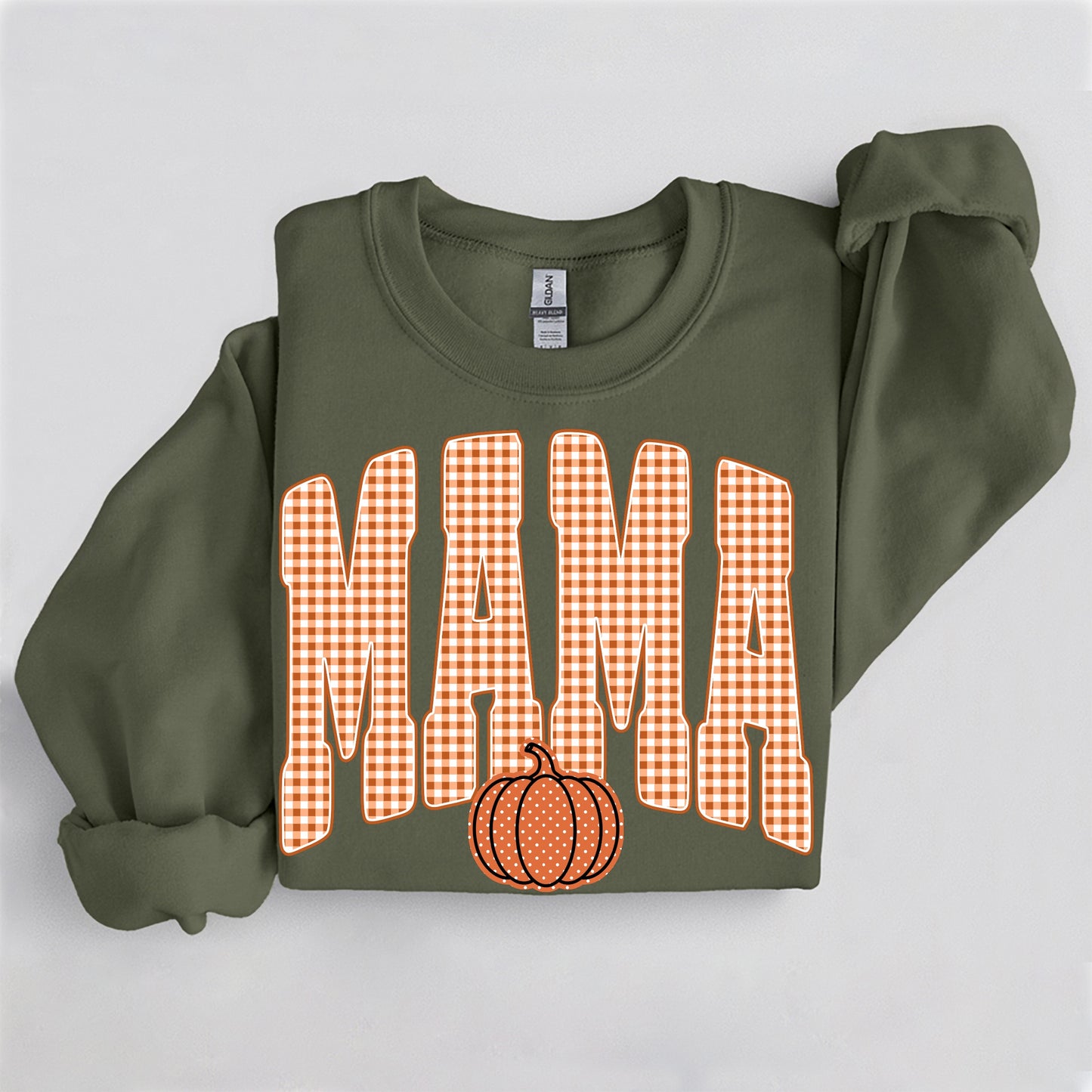 Fall Pumpkin Mama Sweatshirt, Trendy women's falls sweatshirt