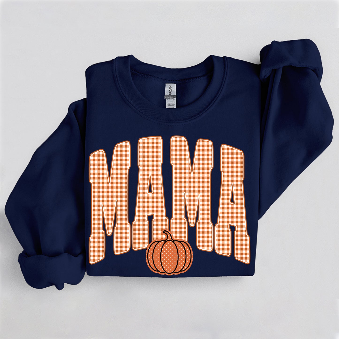 Fall Pumpkin Mama Sweatshirt, Trendy women's falls sweatshirt