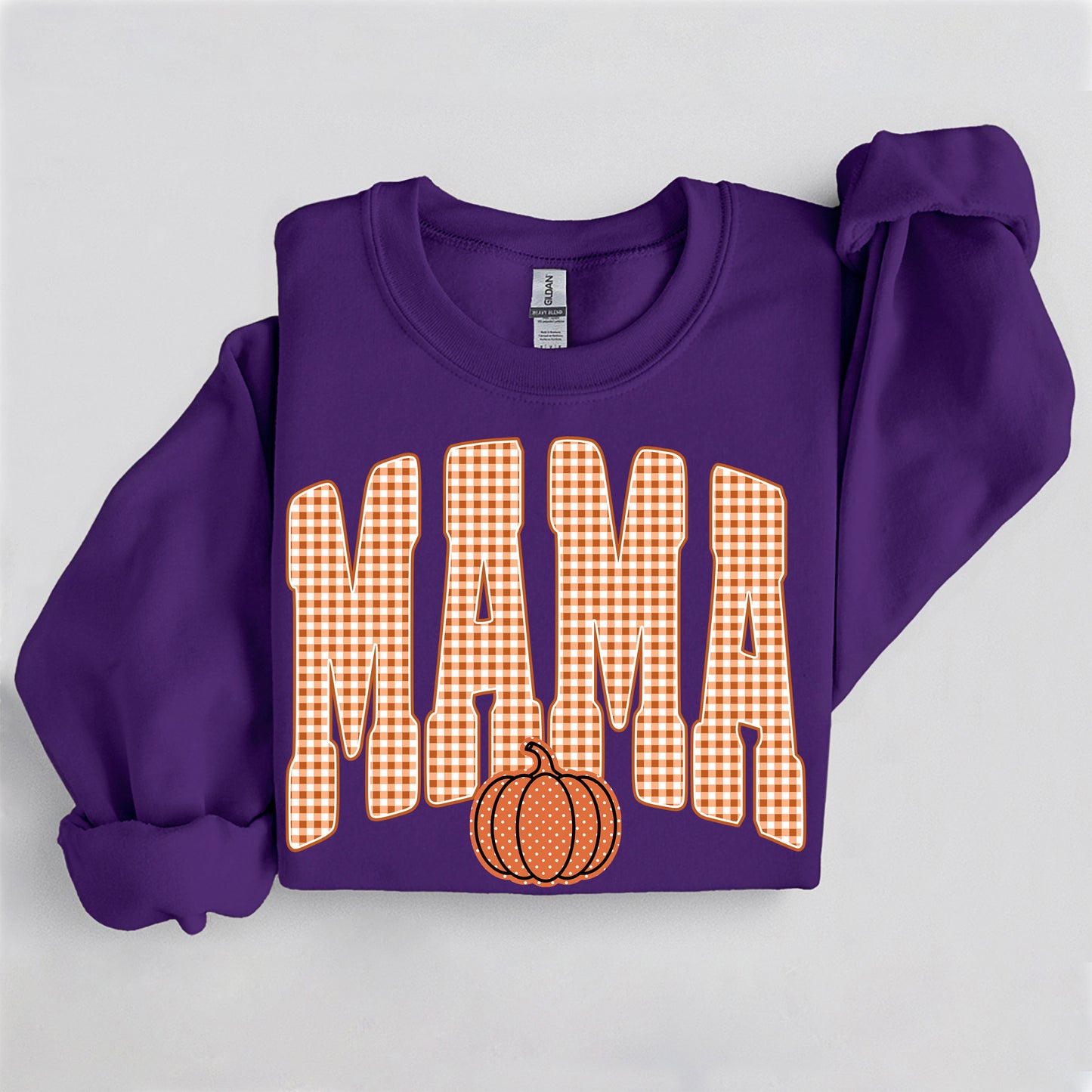 Fall Pumpkin Mama Sweatshirt, Trendy women's falls sweatshirt