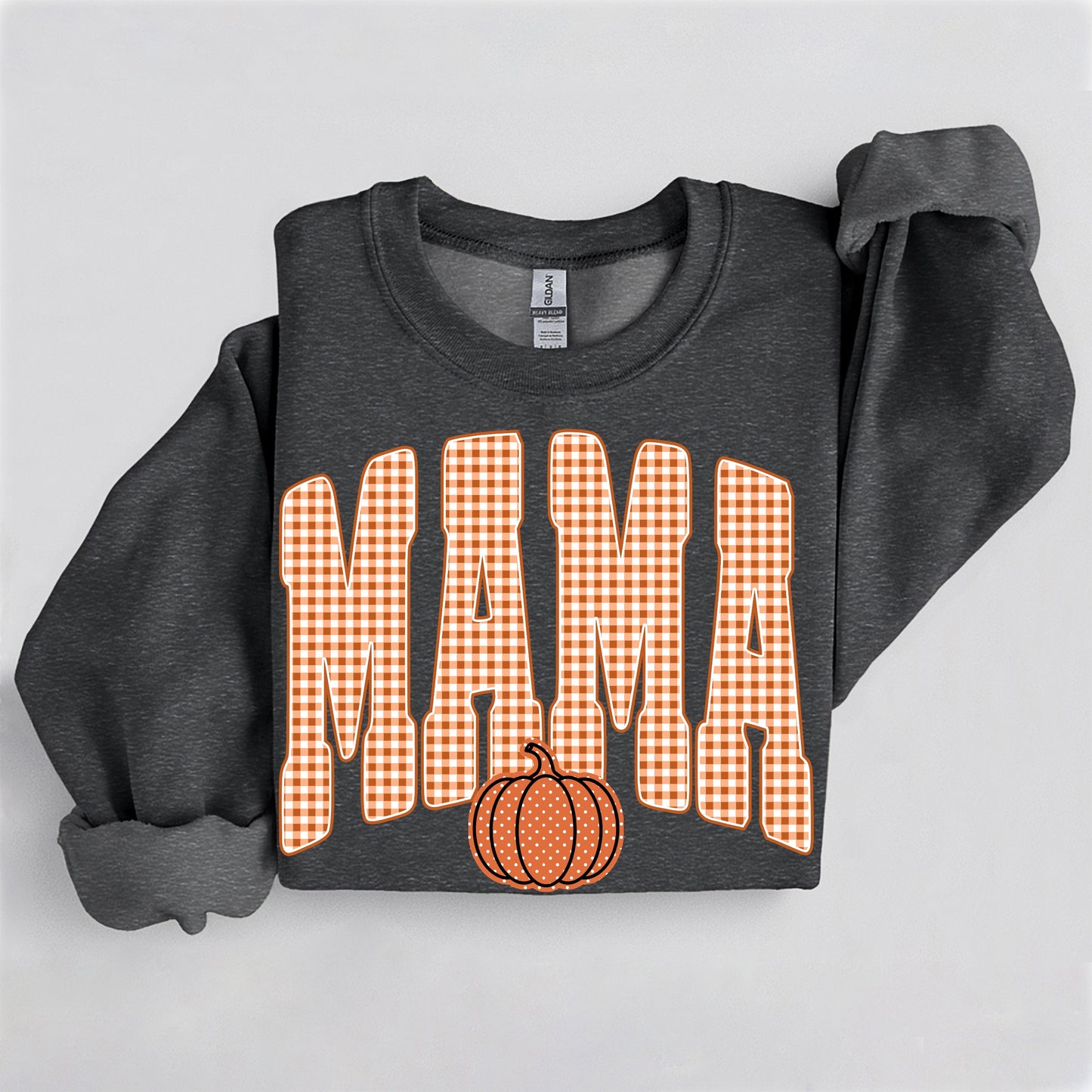 Fall Pumpkin Mama Sweatshirt, Trendy women's falls sweatshirt