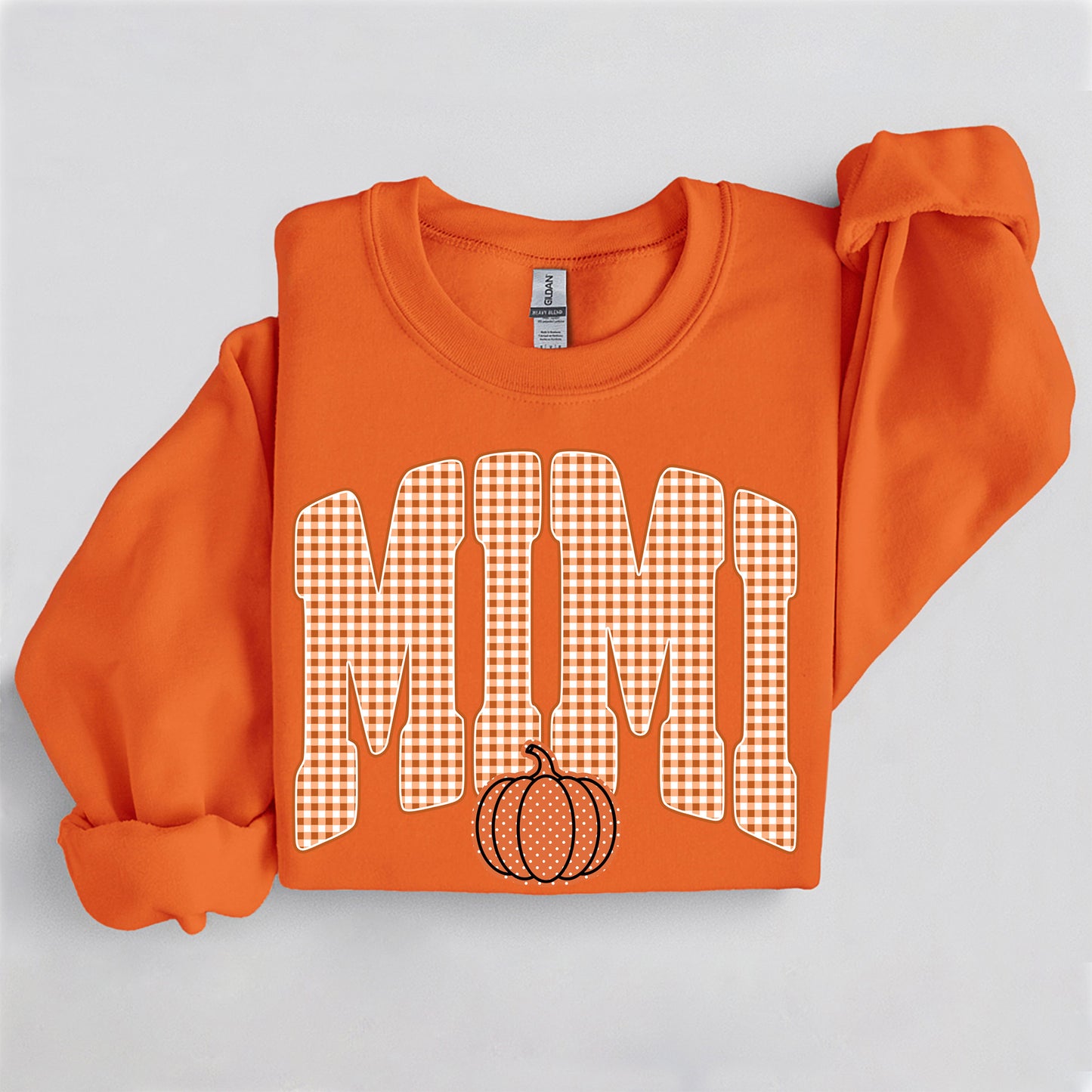 Fall Pumpkin Mimi Sweatshirt, Trendy women's falls sweatshirt