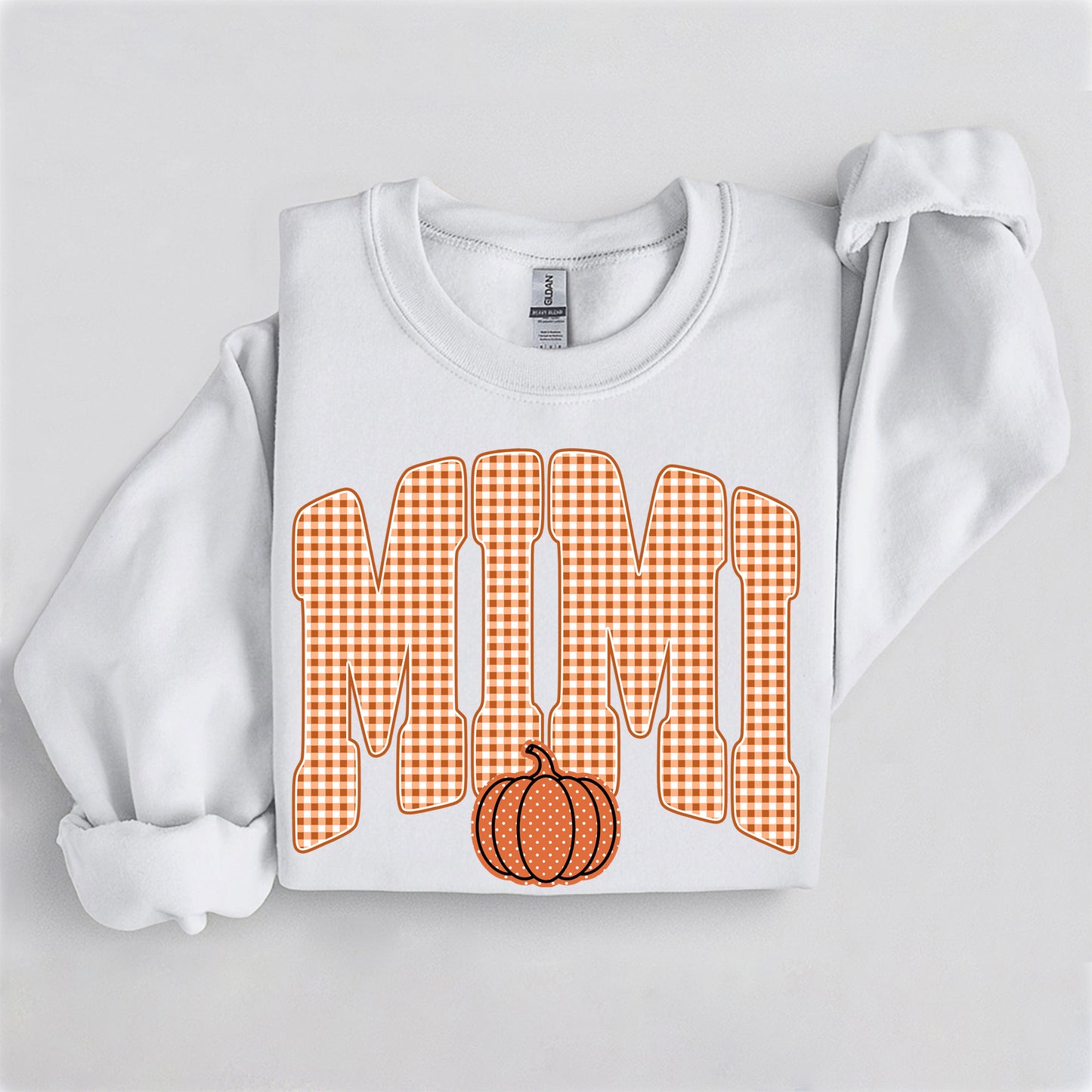 Fall Pumpkin Mimi Sweatshirt, Trendy women's falls sweatshirt