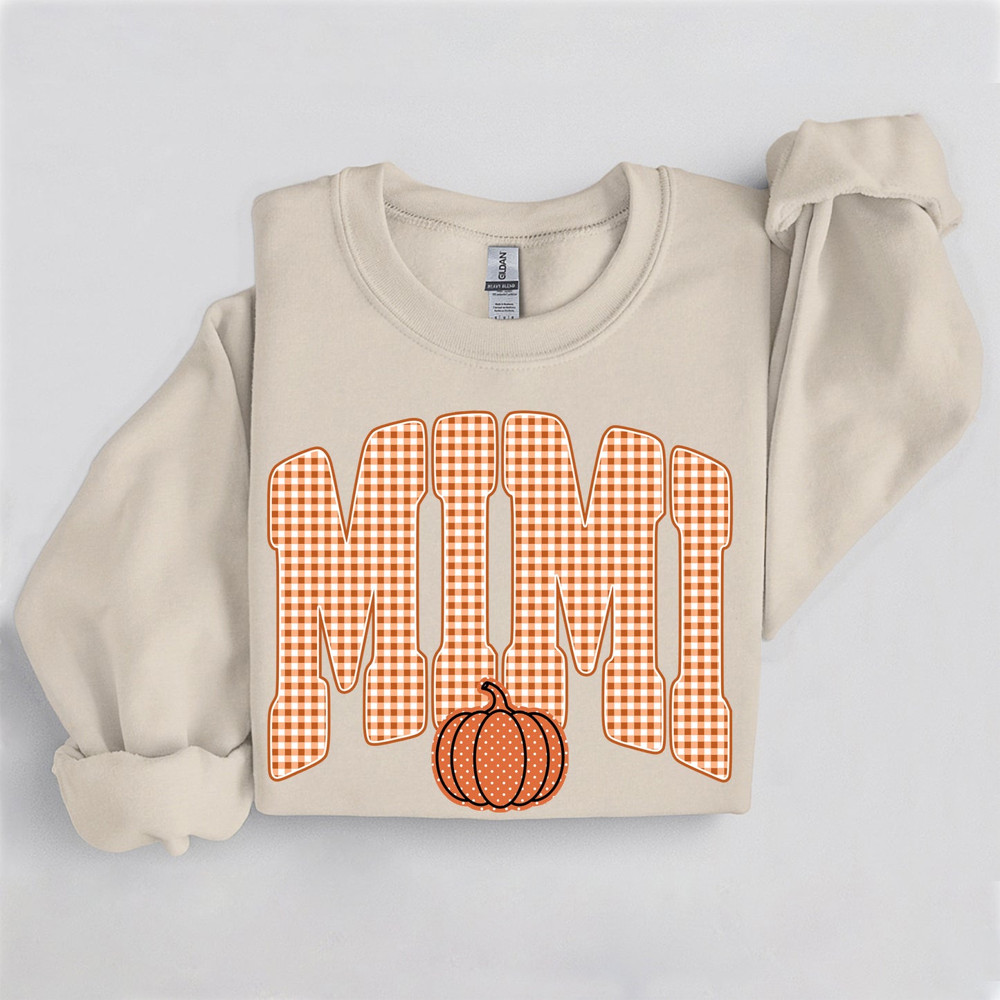 Fall Pumpkin Mimi Sweatshirt, Trendy women's falls sweatshirt