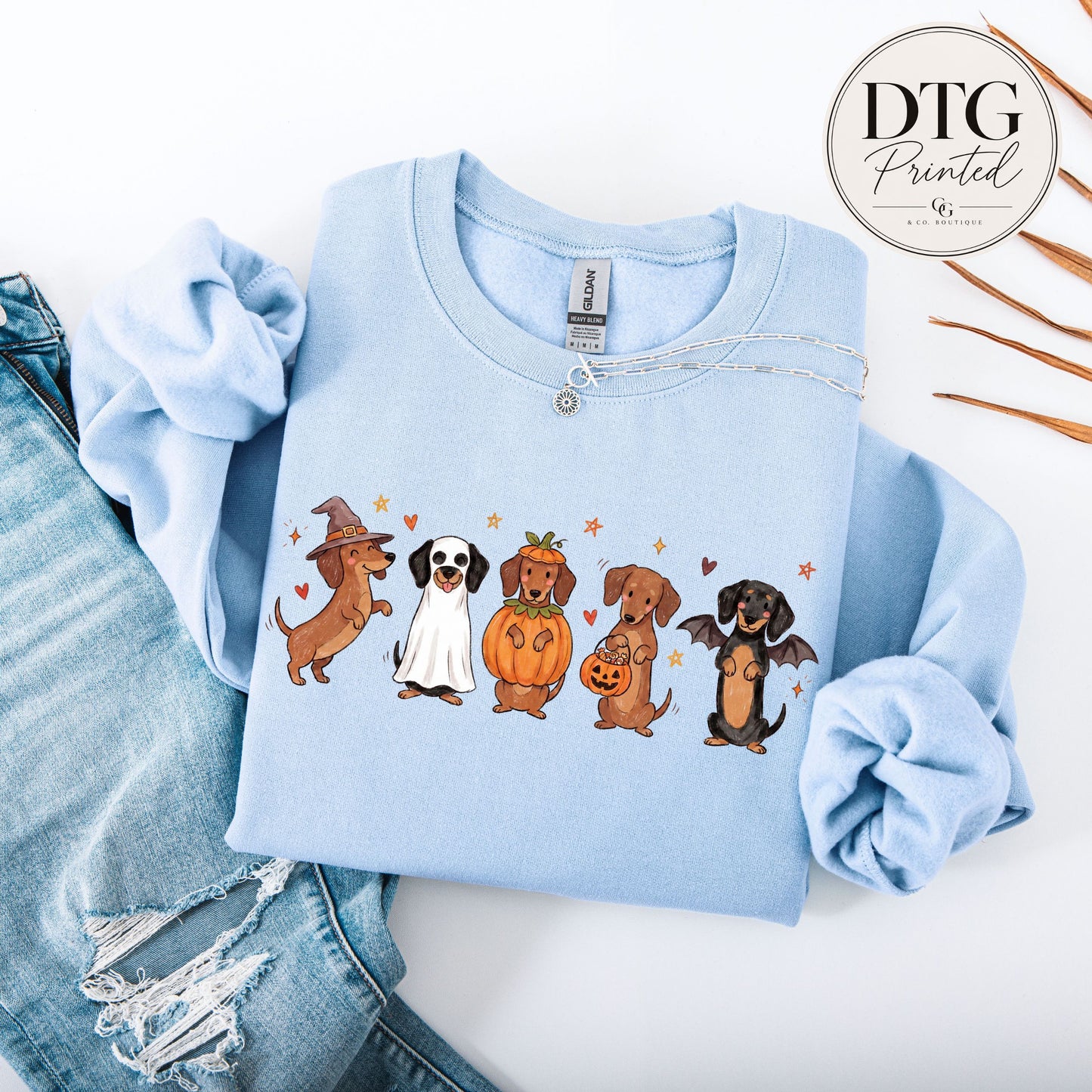 Halloween Dachshund Trick or Treat Sweatshirt