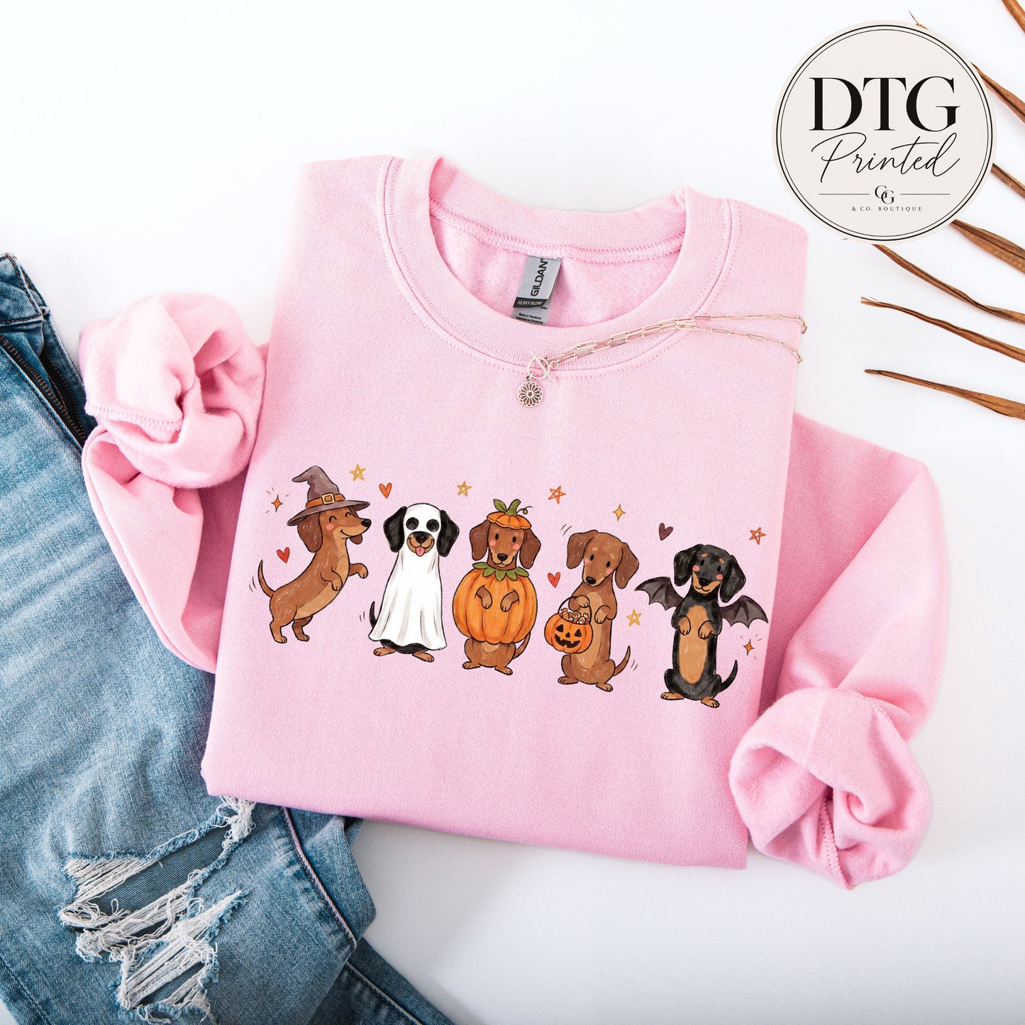 Halloween Dachshund Trick or Treat Sweatshirt