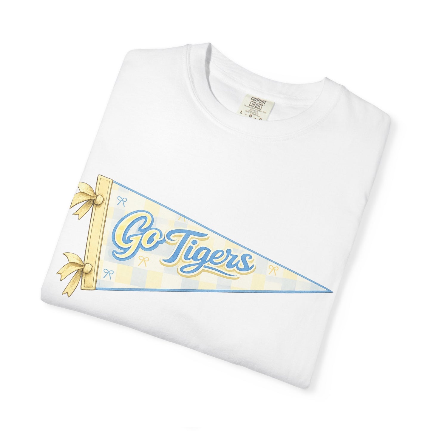 Go Tigers Pennant Flag T-Shirt