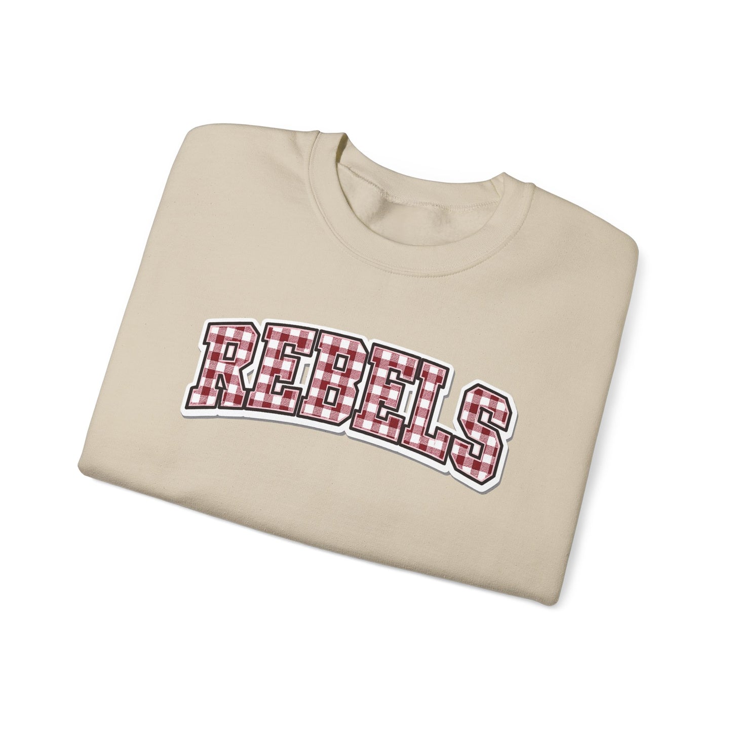 Rebels Gingham Crewneck Sweatshirt