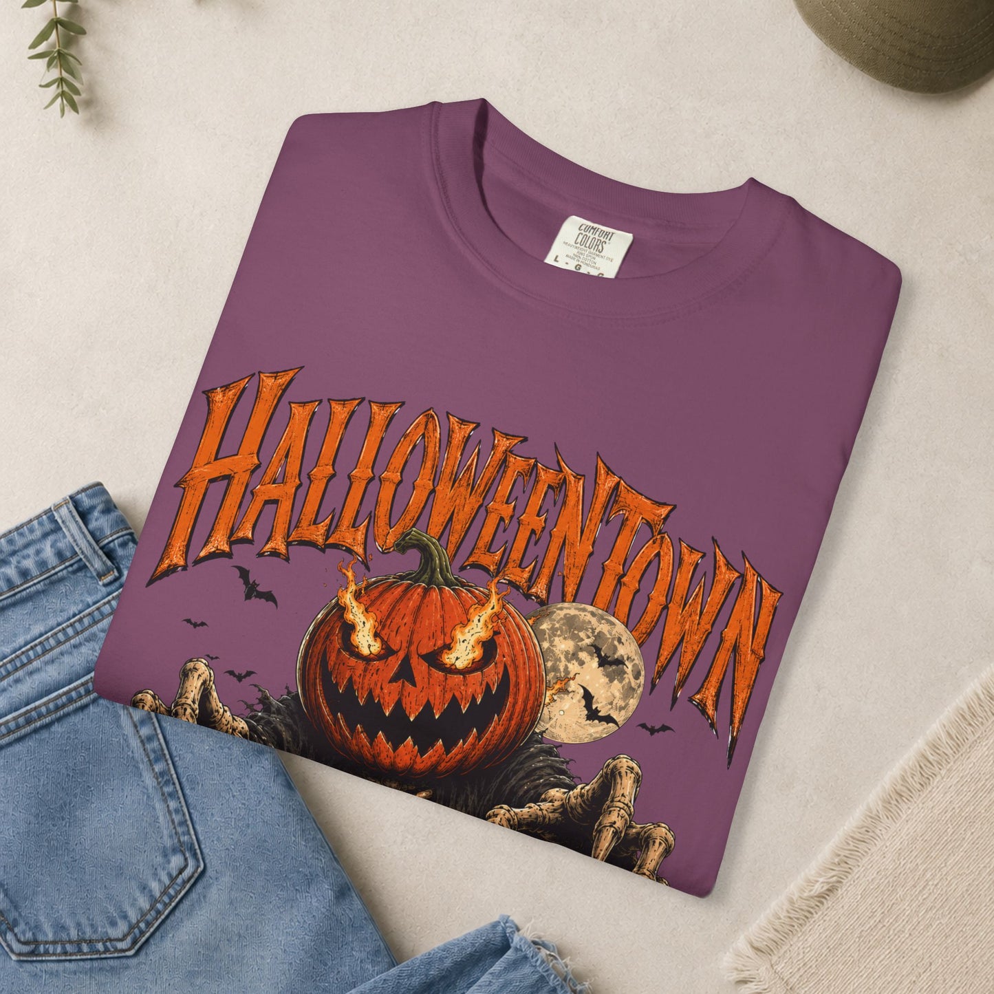 Halloweentown Pumpkin Scarecrow T-shirt | Spooky Halloween Graphic