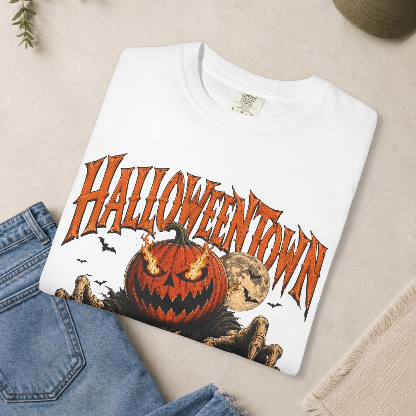 Halloweentown Pumpkin Scarecrow T-shirt | Spooky Halloween Graphic