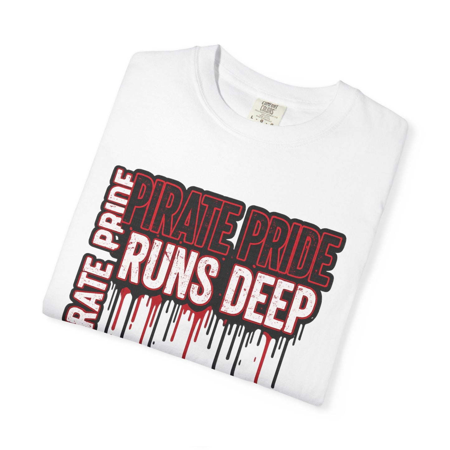 Pirate Pride Runs Deep T-Shirt — Graphic School Spirit Tee