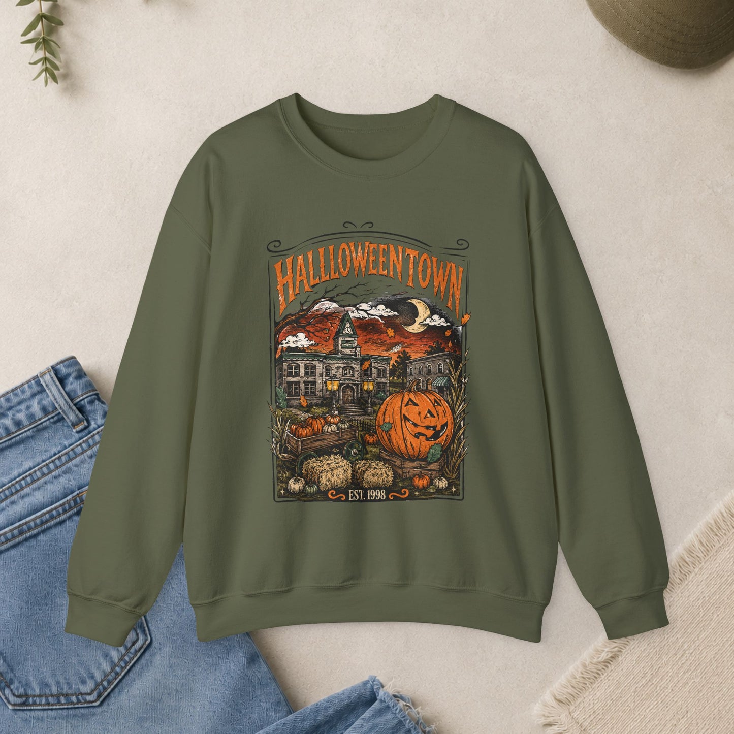 Halloweentown Sweatshirt, Halloween Crewneck