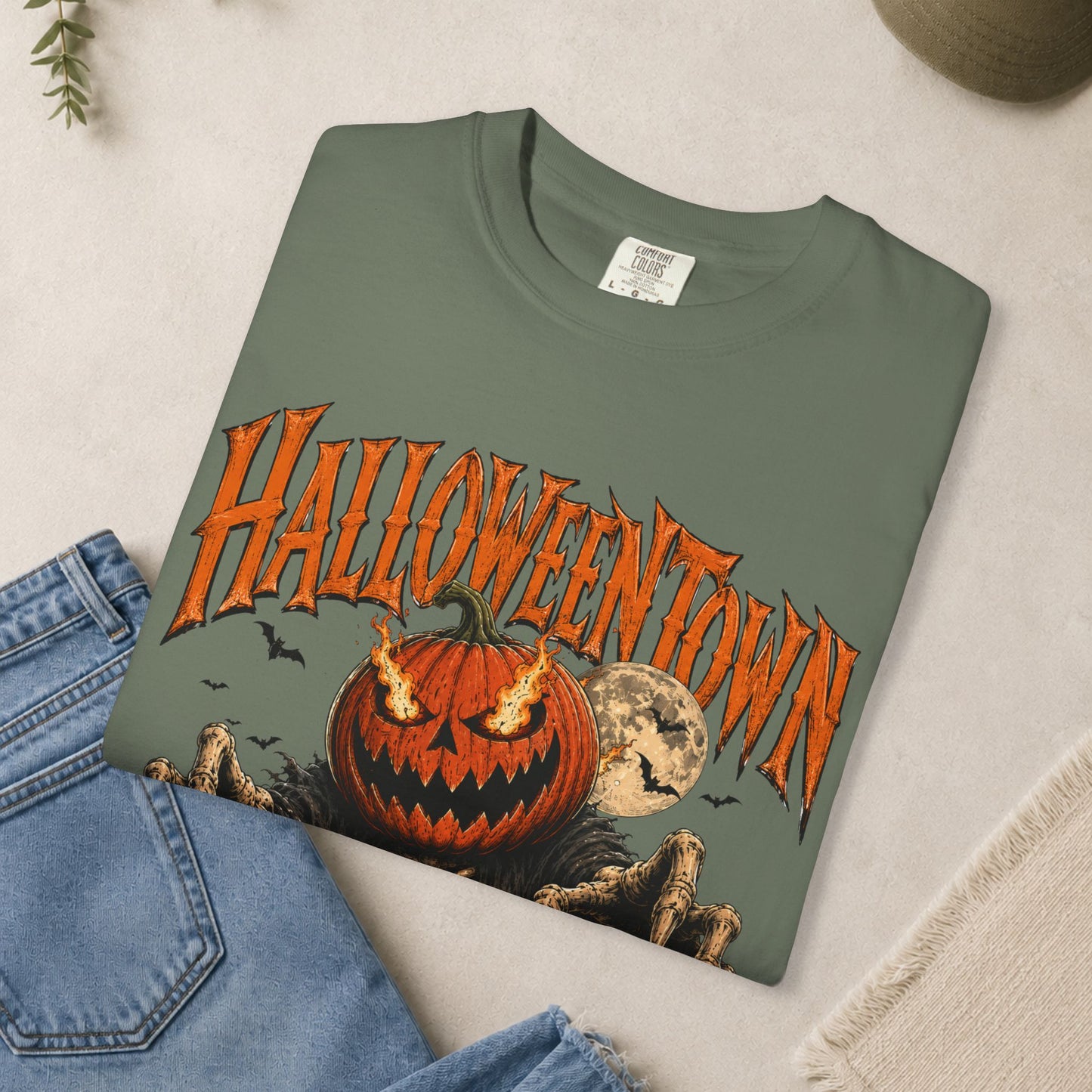 Halloweentown Pumpkin Scarecrow T-shirt | Spooky Halloween Graphic