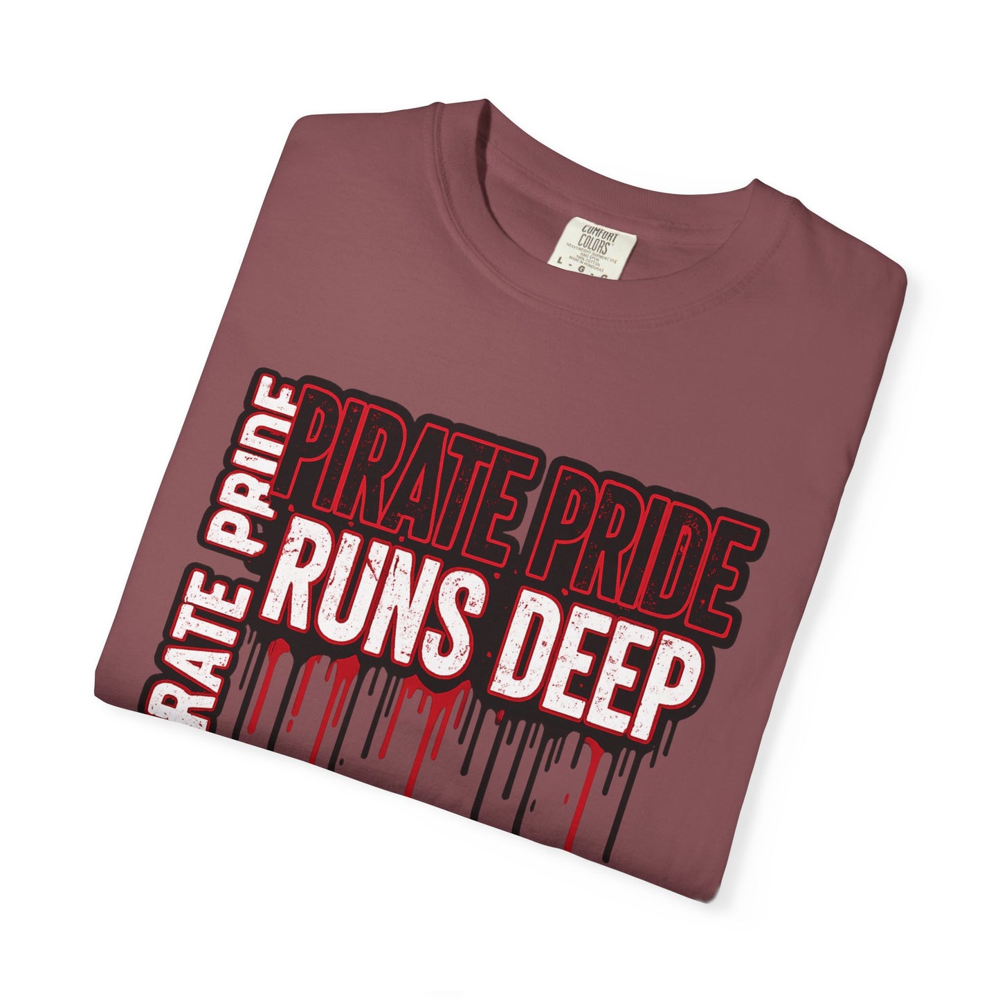 Pirate Pride Runs Deep T-Shirt — Graphic School Spirit Tee