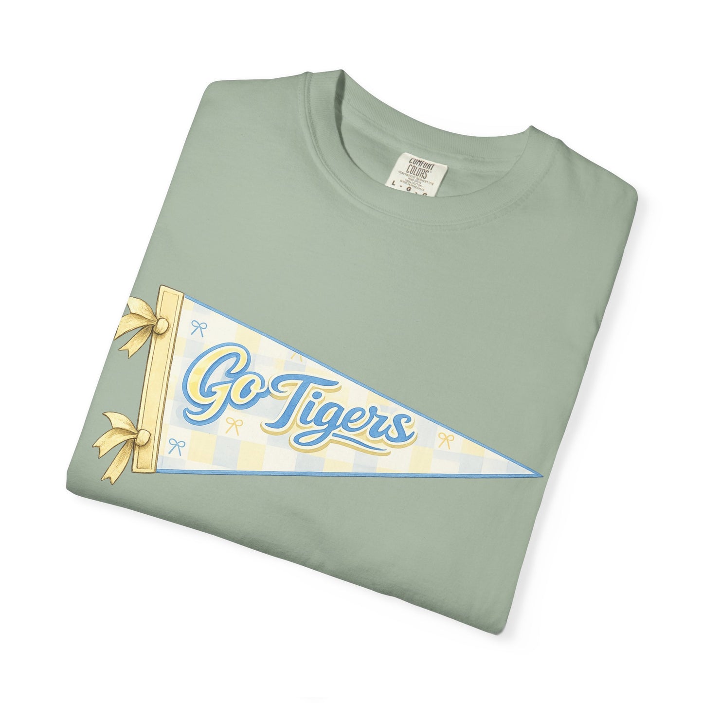 Go Tigers Pennant Flag T-Shirt