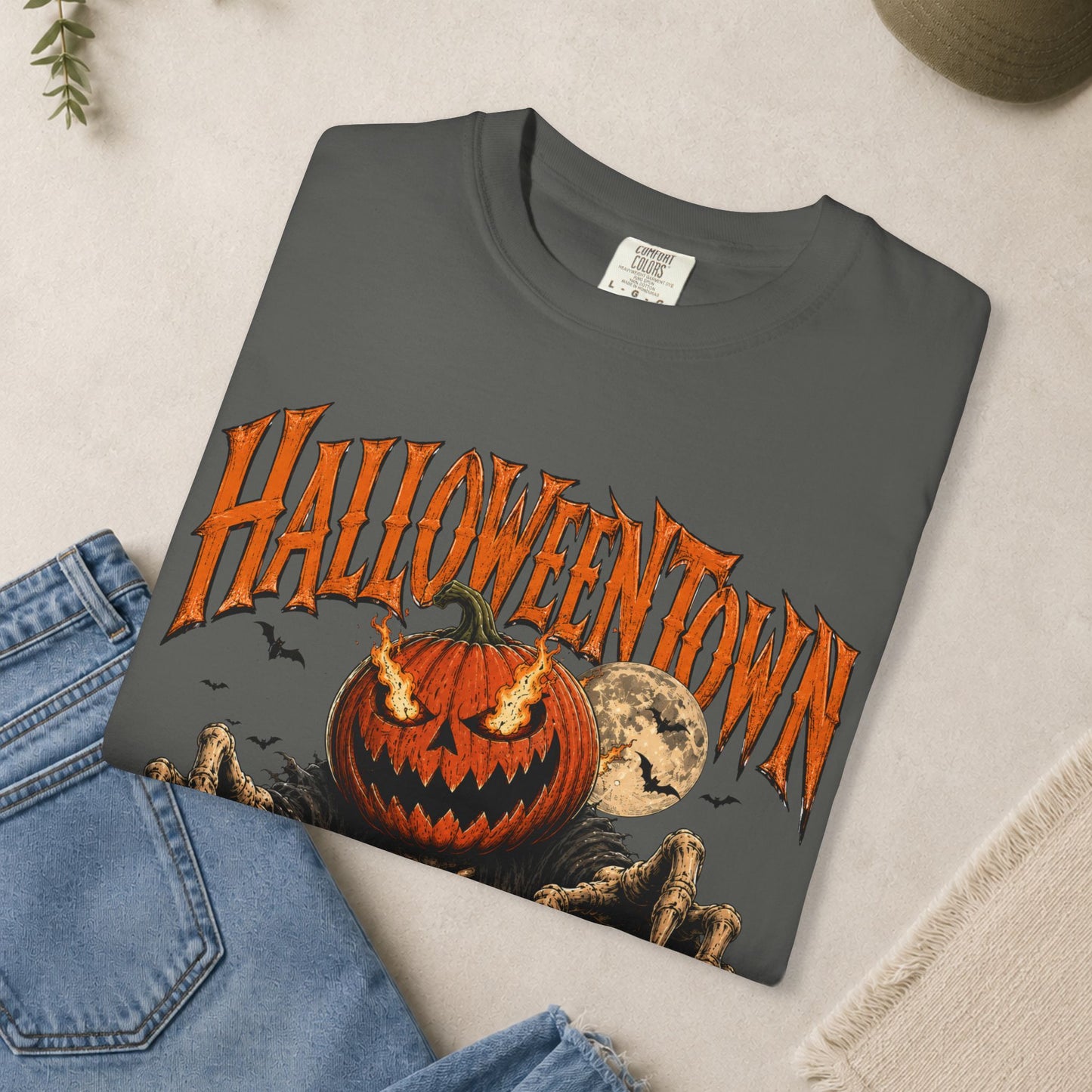 Halloweentown Pumpkin Scarecrow T-shirt | Spooky Halloween Graphic