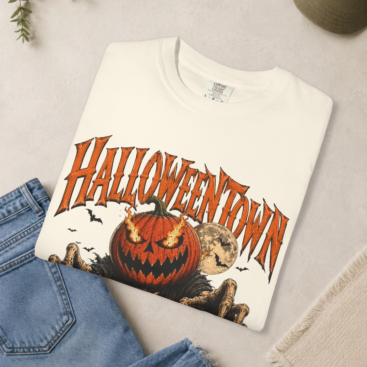 Halloweentown Pumpkin Scarecrow T-shirt | Spooky Halloween Graphic