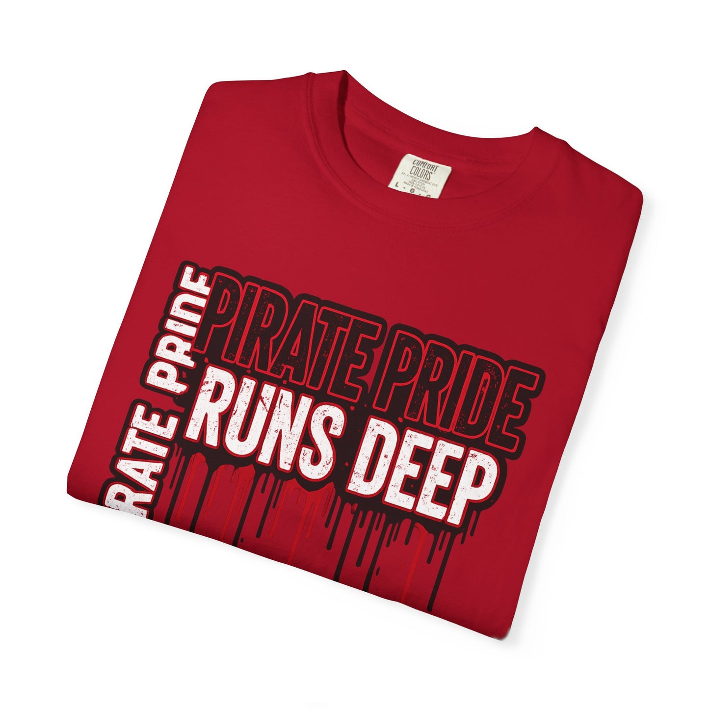 Pirate Pride Runs Deep T-Shirt — Graphic School Spirit Tee
