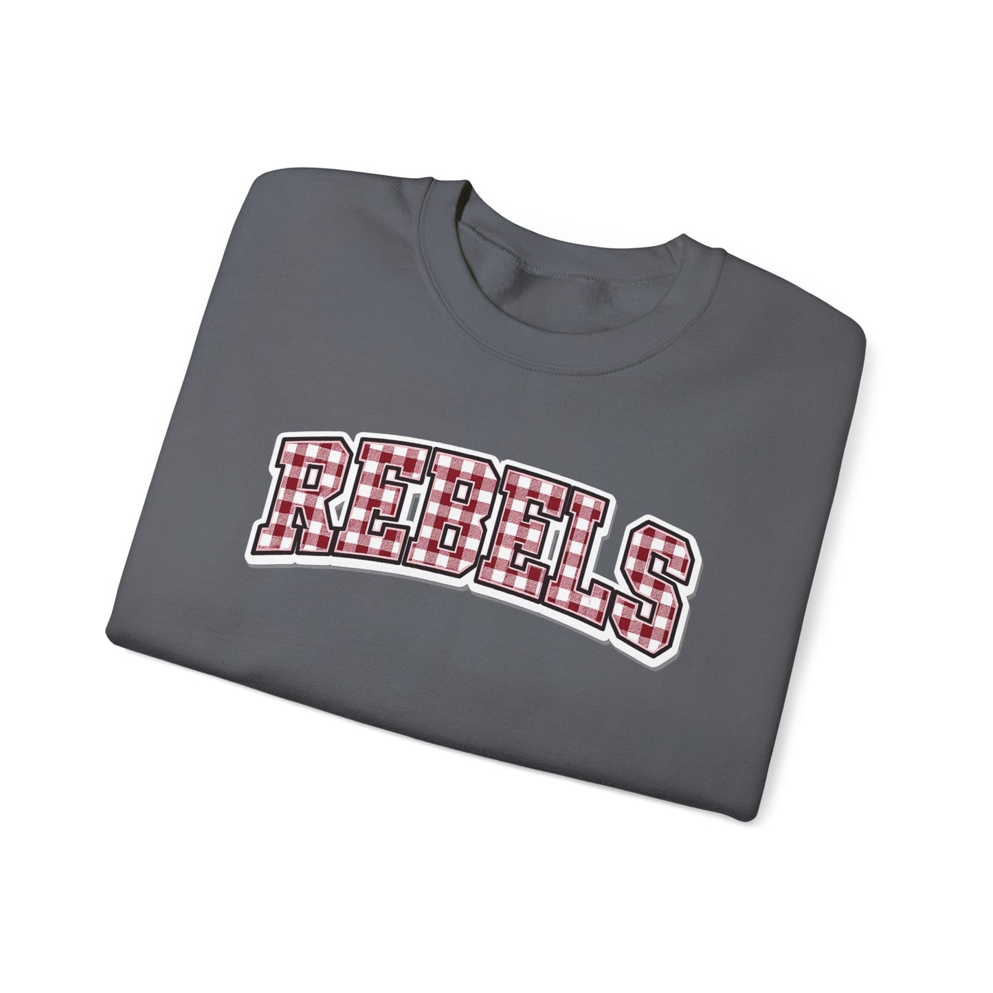 Rebels Gingham Crewneck Sweatshirt