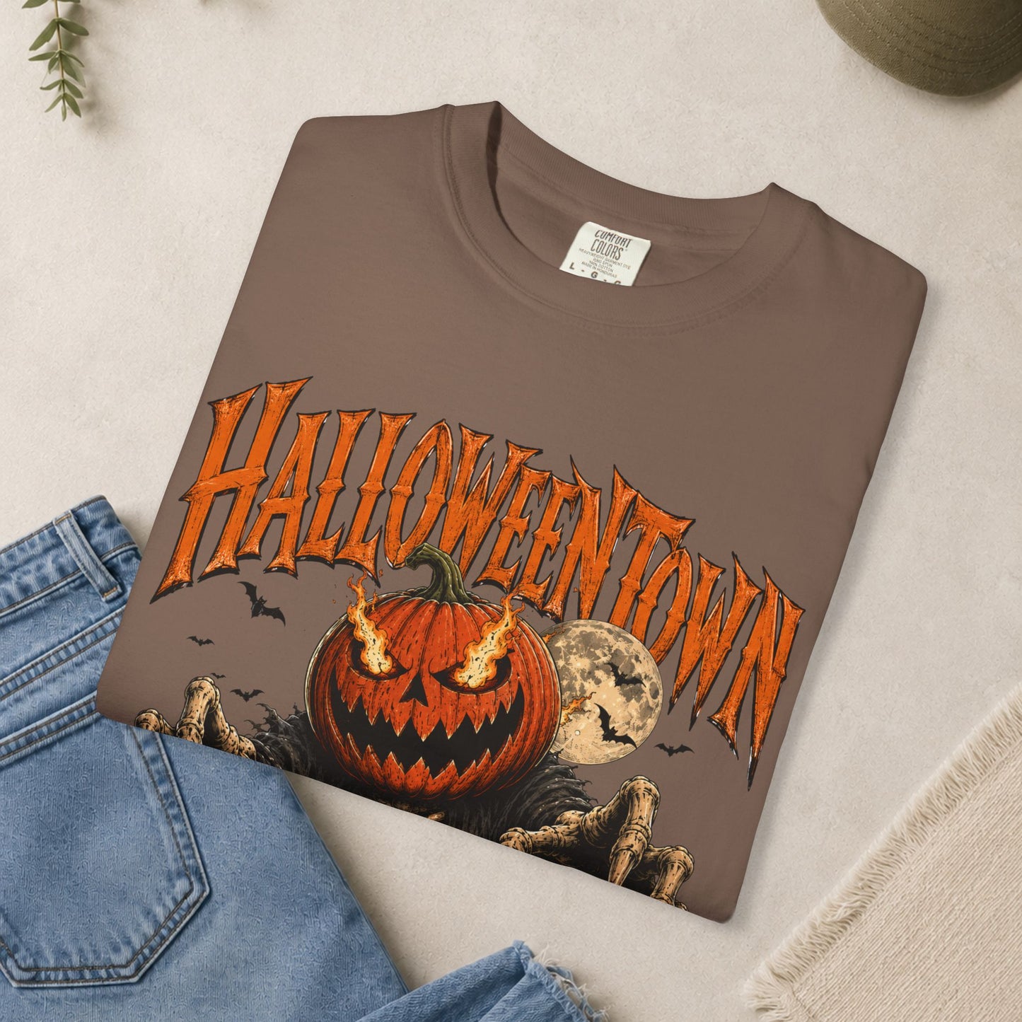 Halloweentown Pumpkin Scarecrow T-shirt | Spooky Halloween Graphic
