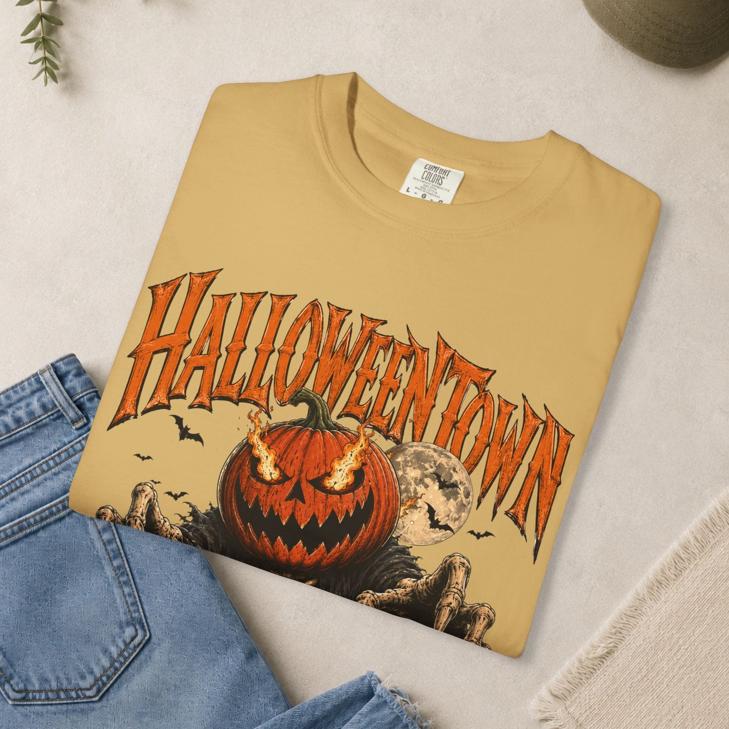 Halloweentown Pumpkin Scarecrow T-shirt | Spooky Halloween Graphic