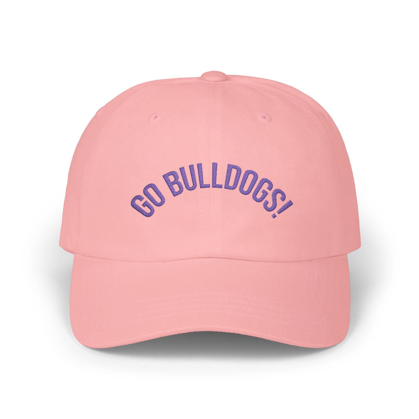Unisex Go Bulldogs Embroidered Classic Cap