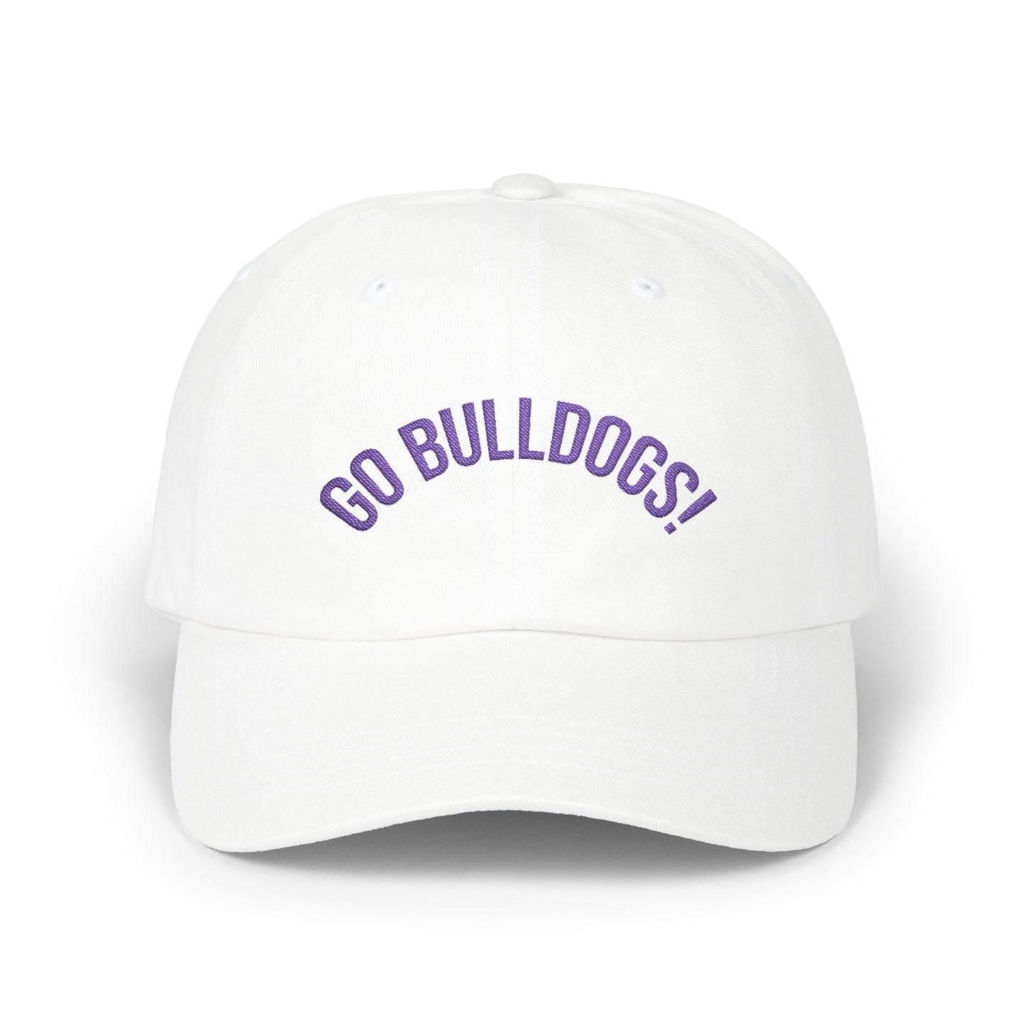 Unisex Go Bulldogs Embroidered Classic Cap