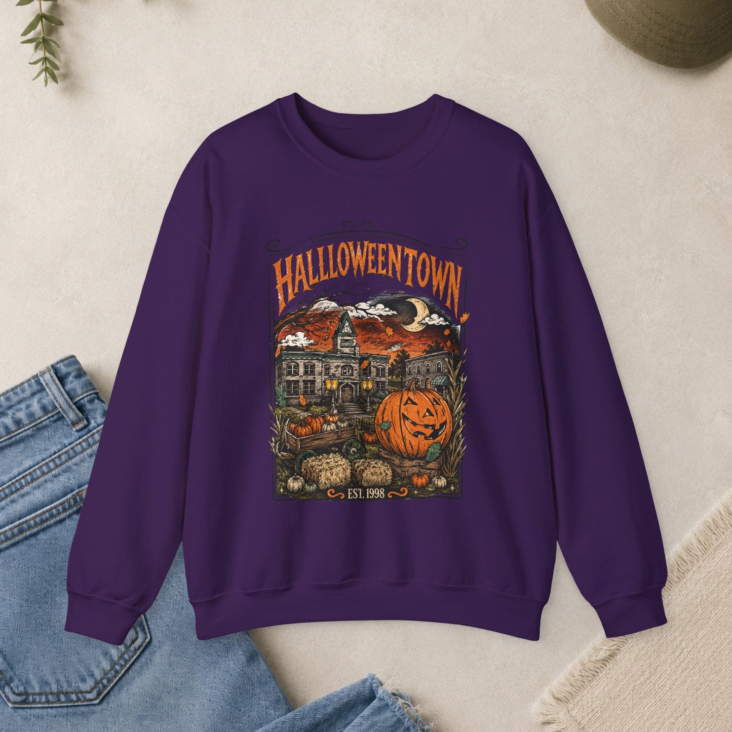 Halloweentown Sweatshirt, Halloween Crewneck