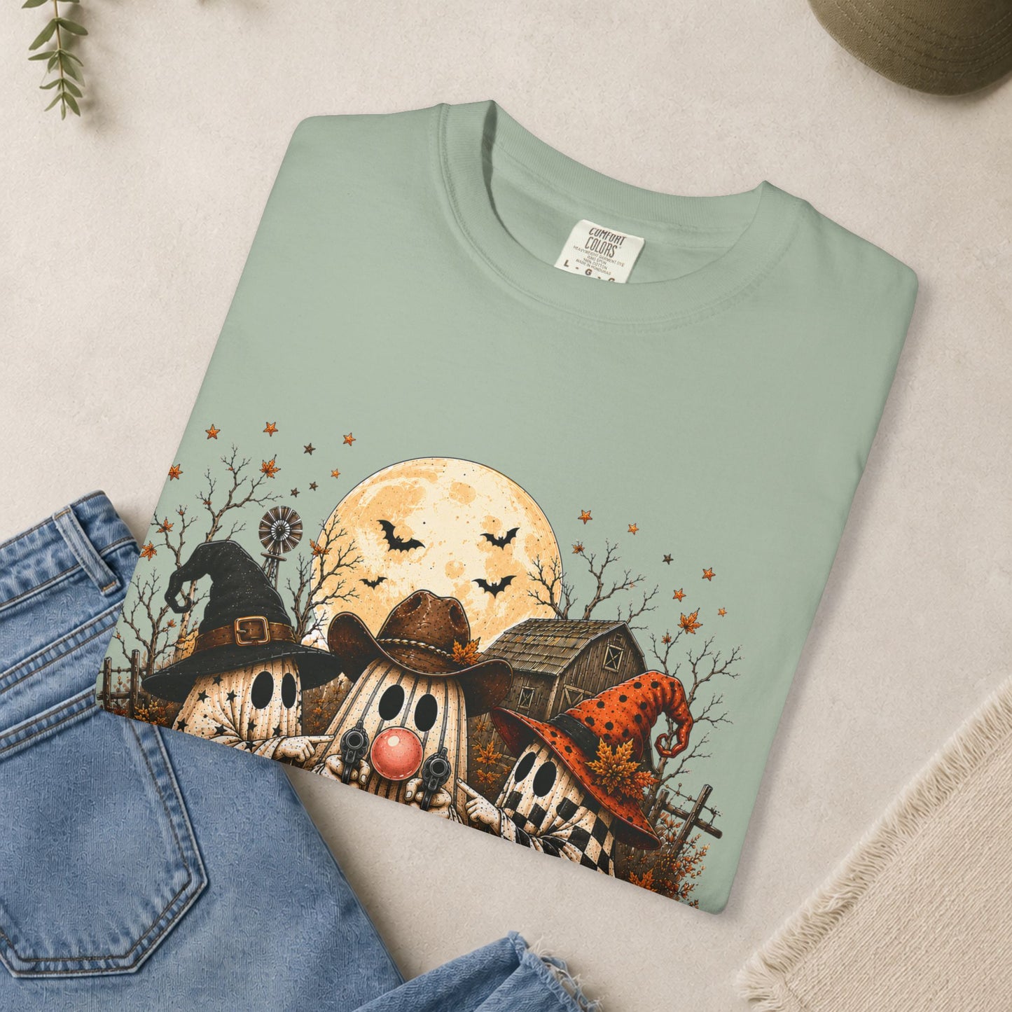 Women's Haunted Harvest Ghosts T-Shirt | Ghost Fall Tee
