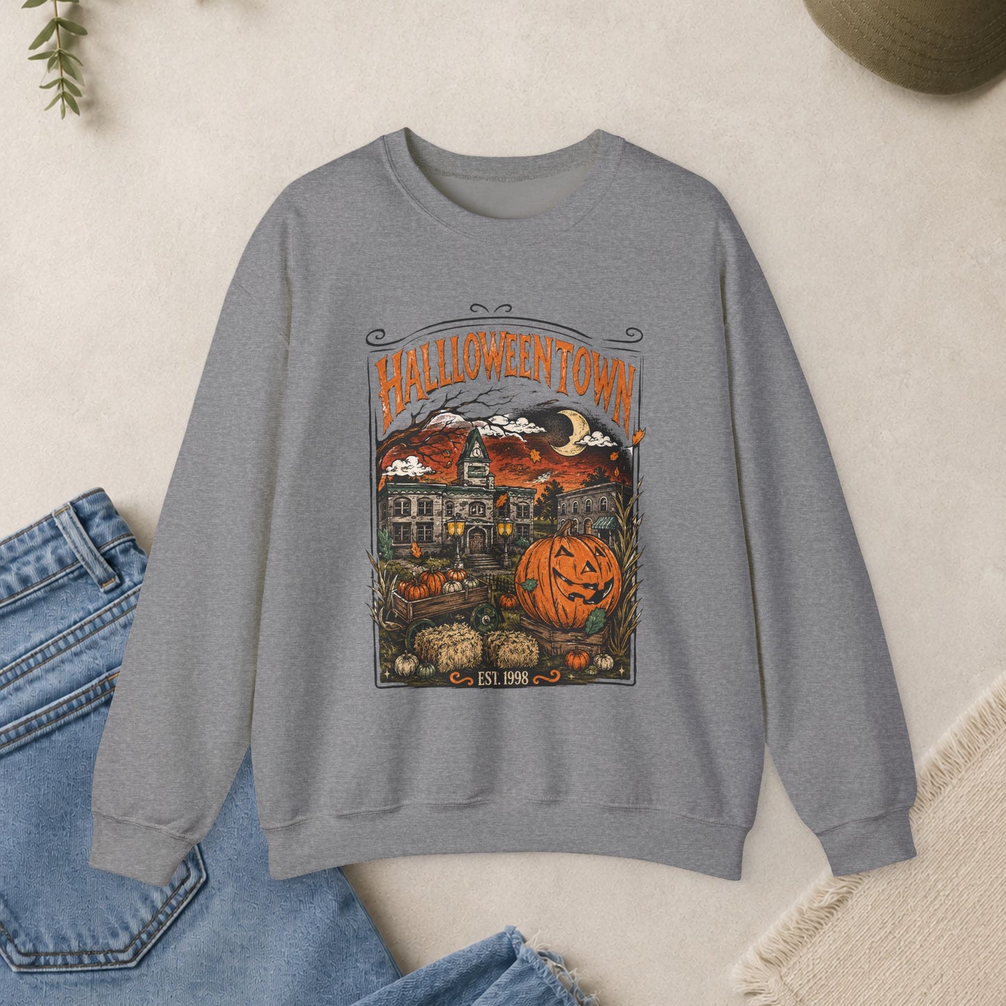 Halloweentown Sweatshirt, Halloween Crewneck